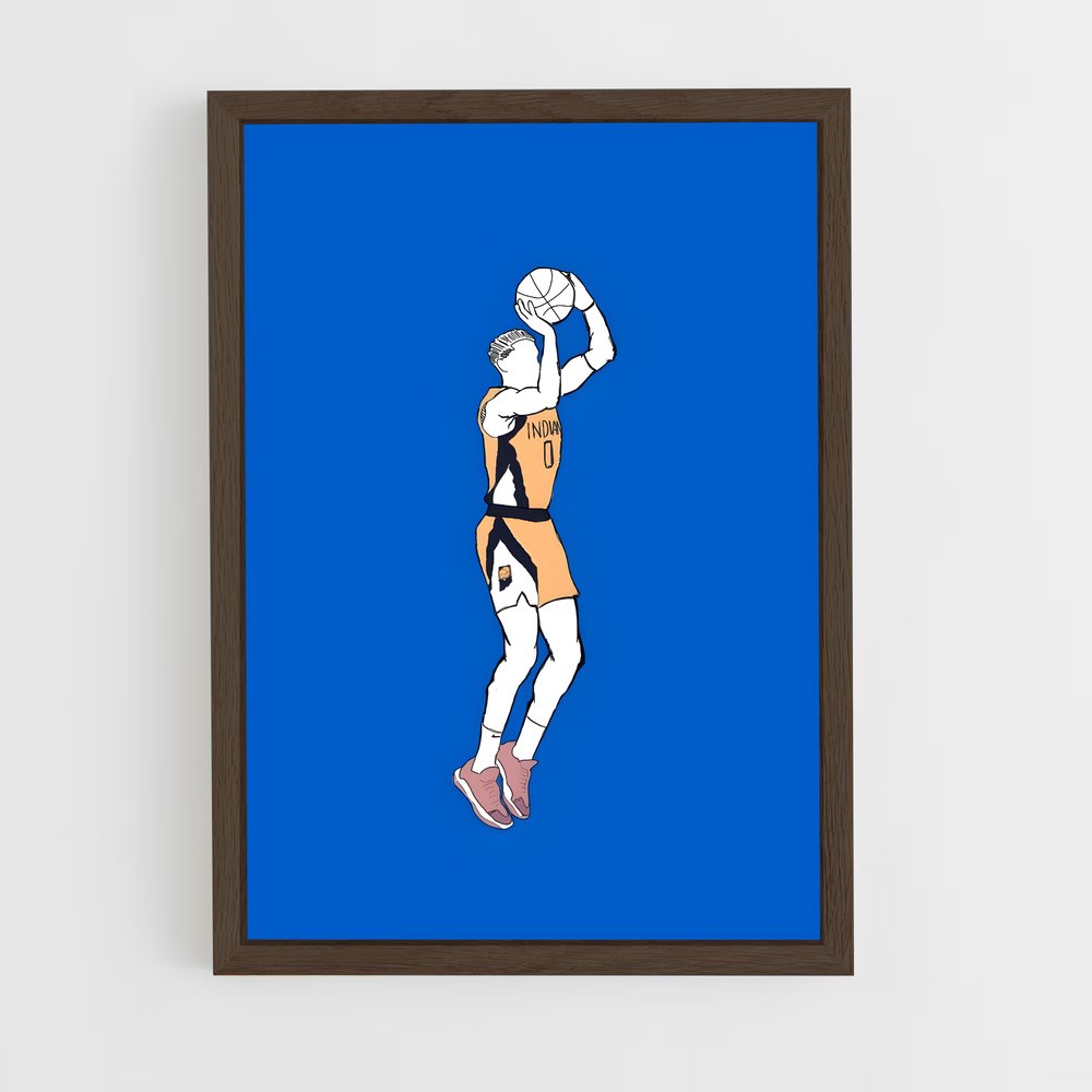 Poster Dunk Cartoon – affiche Basketball (vue 5)